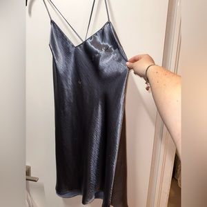 COWL BACK SLIP DRESS